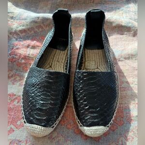 Saint Laurent Snakeskin Espadrille - 37.5